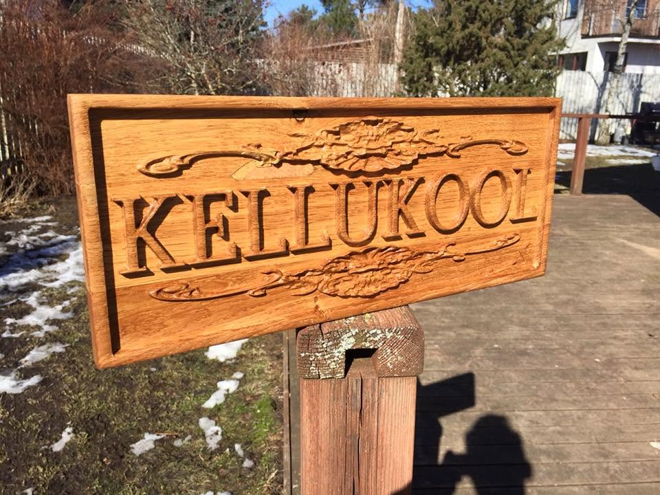 Kellukooli silt — Tammepuu õlitatult